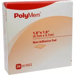 POLYMEM Haavatyyny n.adhesive 5x5 cm, 20 kpl