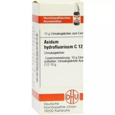 ACIDUM HYDROFLUORICUM C 12 palloa, 10 g