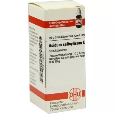 ACIDUM SALICYLICUM D 30 palloa, 10 g