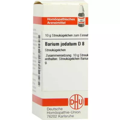 BARIUM JODATUM D 8 palloa, 10 g
