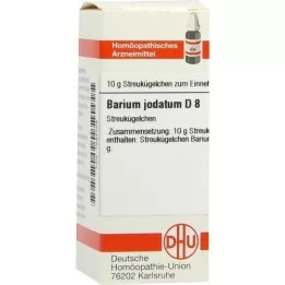 BARIUM JODATUM D 8 palloa, 10 g