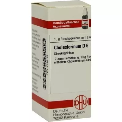 CHOLESTERINUM D 6 palloa, 10 g
