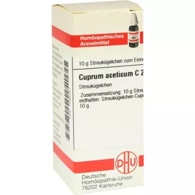CUPRUM ACETICUM C 200 palloa, 10 g CUPRUM ACETICUM C 200 palloa, 10 g