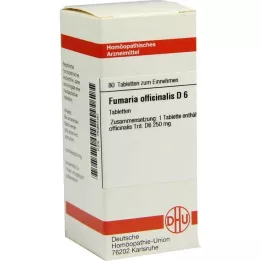 FUMARIA OFFICINALIS D 6 tablettia, 80 kpl