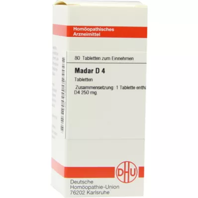 MADAR D 4 tablettia, 80 kpl