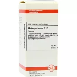 MATER PERLARUM D 12 tablettia, 200 kpl