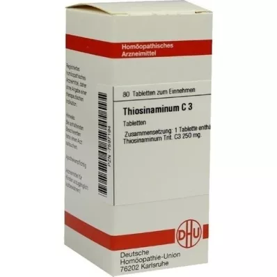 THIOSINAMINUM C 3 tablettia, 80 kpl