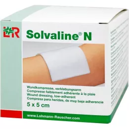 SOLVALINE N kompressit 5x5 cm steriilit, 25 kpl