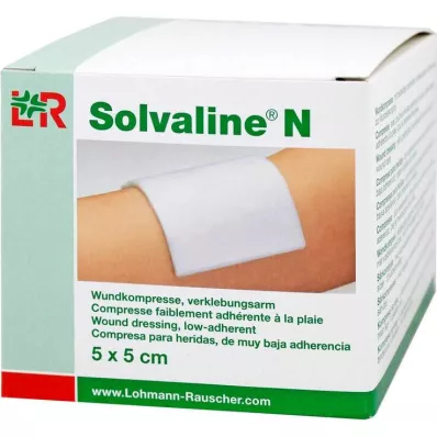 SOLVALINE N kompressit 5x5 cm steriilit, 25 kpl