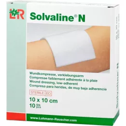 SOLVALINE N Kompressiot 10x10 cm steriilit, 10 kpl