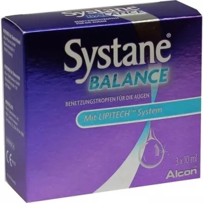 SYSTANE BALANCE Kostutustipat silmille, 3X10 ml