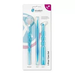 MIRADENT I-Prox Care Set sininen trans., 1 p