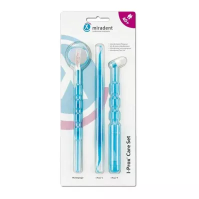 Miradent hoitosetti I-Prox Care Set sininen trans., 1 s