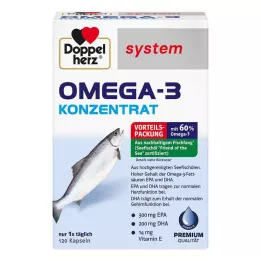 DOPPELHERZ Omega-3-konsentraattijärjestelmän kapselit, 120 kpl