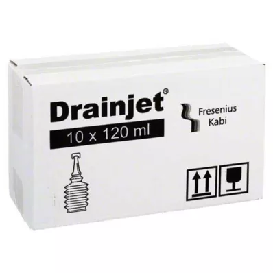 FREKA DRAINJET Suolaliuos 0,9 % ISO, 10X120 ml