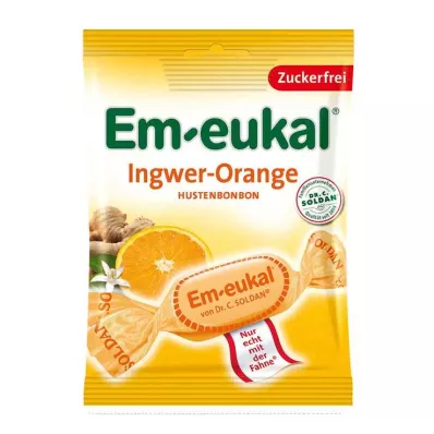 EM-EUKAL Karkit Inkivääri Appelsiini sokerittomat, 75 g EM-EUKAL Karkit Inkivääri Appelsiini sokerittomat, 75 g