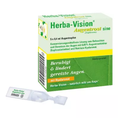 HERBA-VISION Eyebright sine -silmätipat, 5X0,4 ml