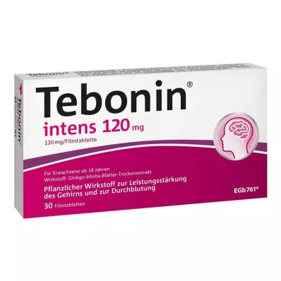Tebonin intens 120 mg kalvopäällysteiset tabletit, 30 kpl Tebonin intens 120 mg kalvopäällysteiset tabletit, 30 kpl