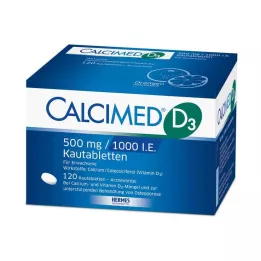 CALCIMED D3 500 mg/1000 I.U. purutabletit, 120 kpl