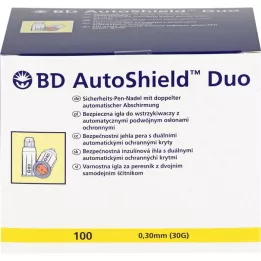 BD AUTOSHIELD Duo-turvakynäneulat 5 mm, 100 kpl