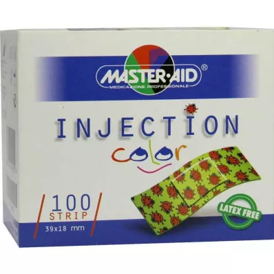 INJECTION liuska väri 18x39 mm lapsi pl. kuoriainen, 100 kpl