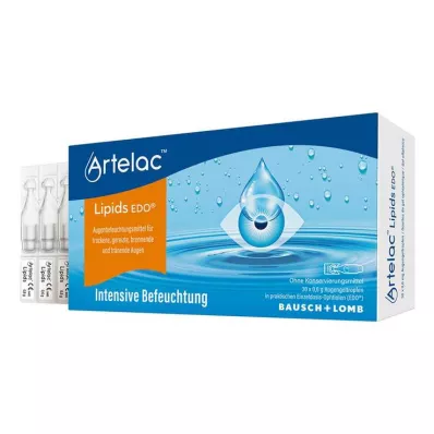 Artelac® Lipids EDO® -silmägeelitipat voimakkaasti vetisille silmille, 30X0,6 g Artelac® Lipids EDO® -silmägeelitipat voimakkaasti vetisille silmille, 30X0,6 g