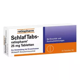 SCHLAF TABS-ratiopharm 25 mg tabletit, 20 kpl