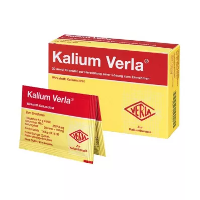 KALIUM VERLA Granulaattipussi, 20 kpl