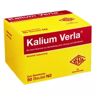 KALIUM VERLA Granulaattipussi, 50 kpl