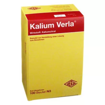 KALIUM VERLA Granulaattipussi, 100 kpl KALIUM VERLA Granulaattipussi, 100 kpl