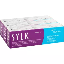 SYLK luonnollinen liukuvoidegeeli, 3X50 ml