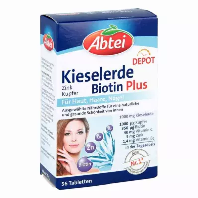 ABTEI Silica Plus Biotin Depot -tabletit, 56 kpl