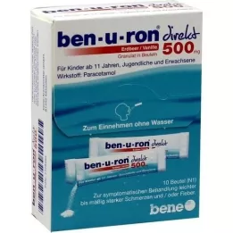 BEN-U-RON suora 500 mg rakeet mansikka/vanilja, 10 kpl