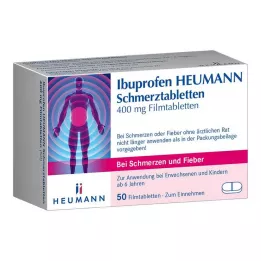 IBUPROFEN Heumann kiputabletit 400 mg, 50 kpl