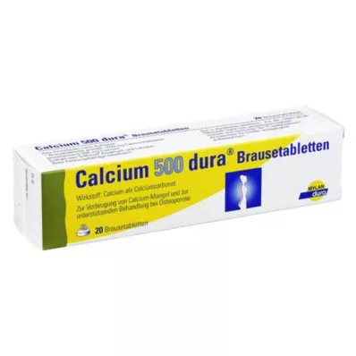 CALCIUM 500 dura-huuhdetablettia, 20 kpl
