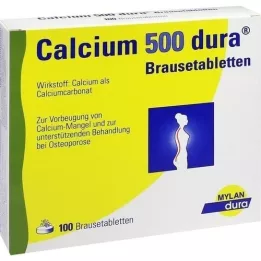 CALCIUM 500 dura poreilevaa tablettia, 100 kpl