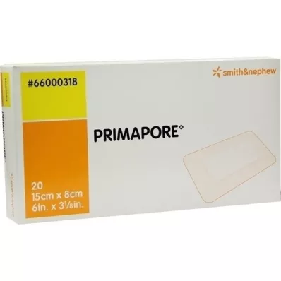 PRIMAPORE 8x15 cm haavaside steriili, 20 kpl