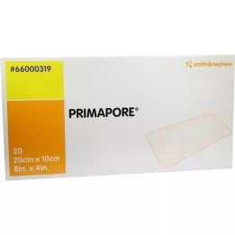 PRIMAPORE 10x20 cm haavaside steriili, 20 kpl