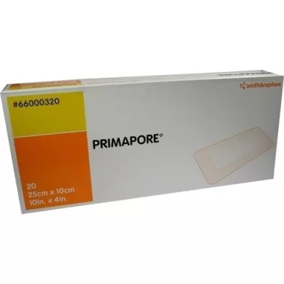 PRIMAPORE 10x25 cm haavaside steriili, 20 kpl