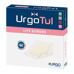 URGOTÜL Lite Border 8x8 cm sidos, 10 kpl