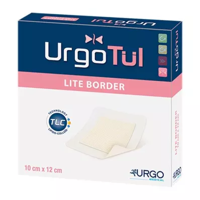 URGOTÜL Lite Border 10x12 cm sidos, 10 kpl