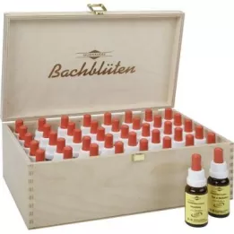 Alkuperäinen BACHBLÜTEN Murnauer Drops- setti puulaatikossa, 38X20 ml
