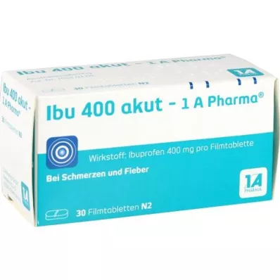 IBU 400 akut-1A Pharma kalvopäällysteiset tabletit, 30 kpl
