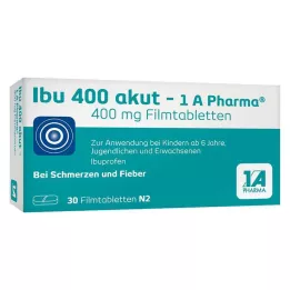 IBU 400 akut-1A Pharma kalvopäällysteiset tabletit, 30 kpl