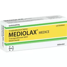 MEDIOLAX Medice enteropäällysteiset tabletit, 50 kpl