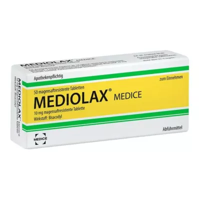 MEDIOLAX Medice enteropäällysteiset tabletit, 50 kpl