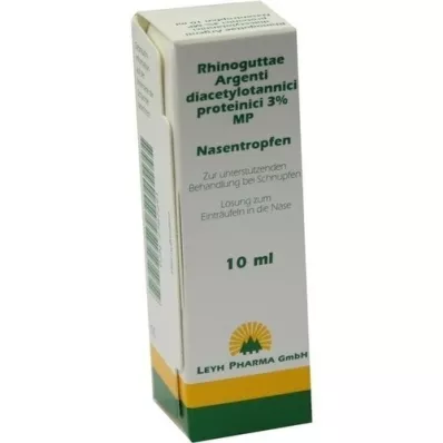 RHINOGUTTAE Argent.Diacet.prot.3% MP nenätipat, 10 ml