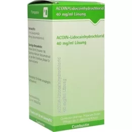 ACOIN-Lidokaiinihydrokloridi, 40 mg/ml liuos, 50 ml