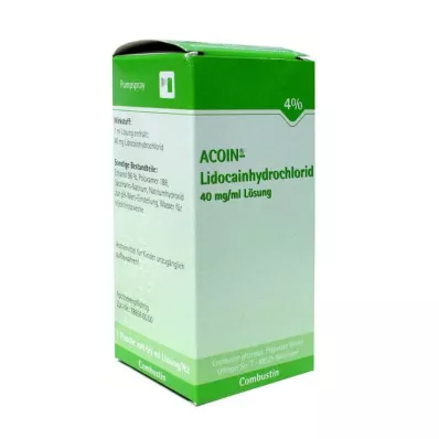 ACOIN-Lidokaiinihydrokloridi, 40 mg/ml liuos, 50 ml ACOIN-Lidokaiinihydrokloridi, 40 mg/ml liuos, 50 ml