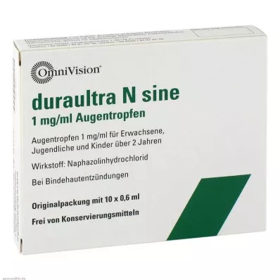 DURAULTRA N sine-silmätipat, 10X0,6 ml